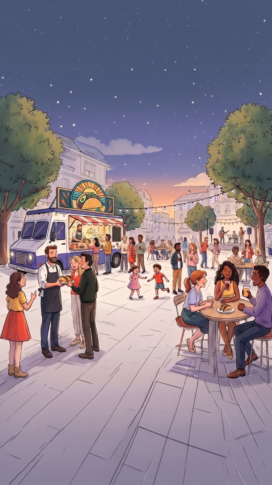 Foodtruck illustration